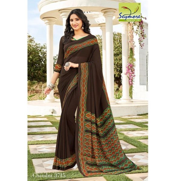 Seymore Chandni14 Georgette printed Sarees 3715