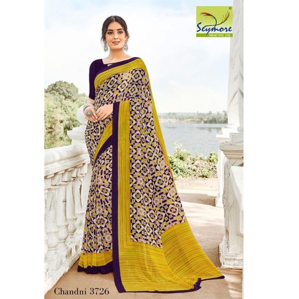 Seymore Chandni14 Georgette printed Sarees 3726